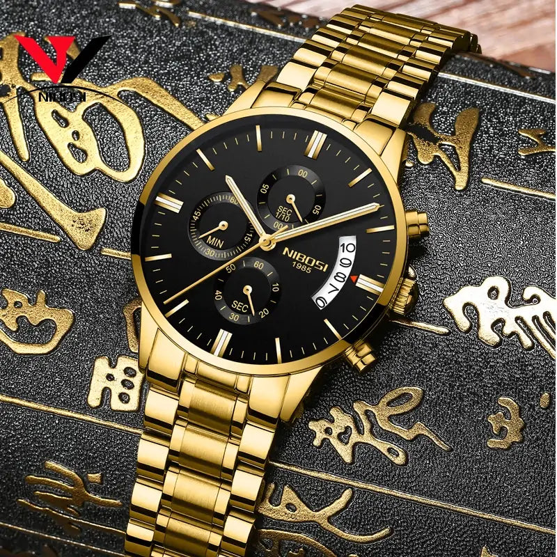 Gentlemen's Gold Timepiece