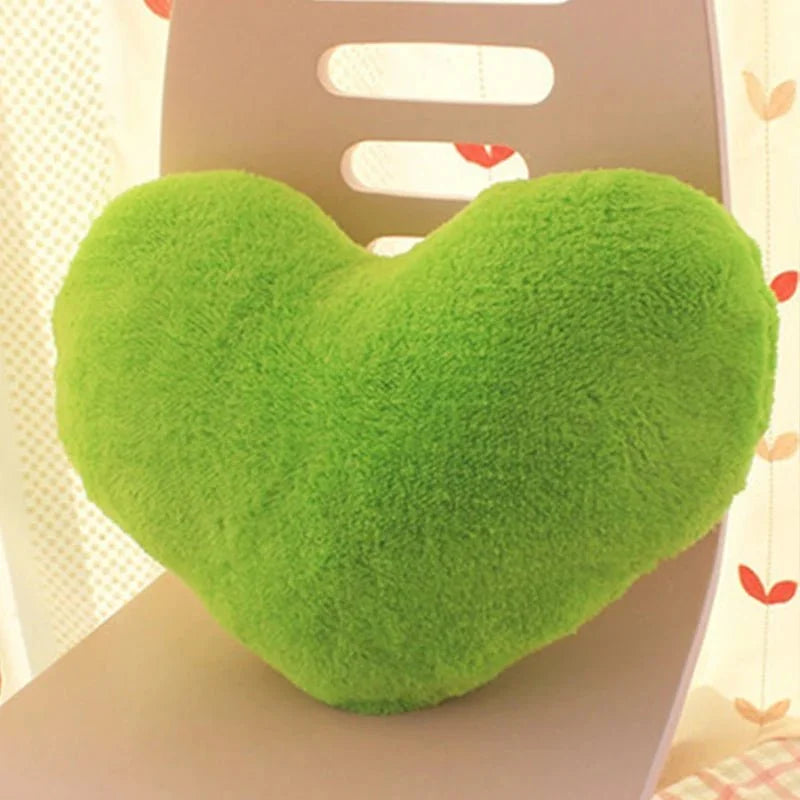 Plush Heart-Shaped Pillow