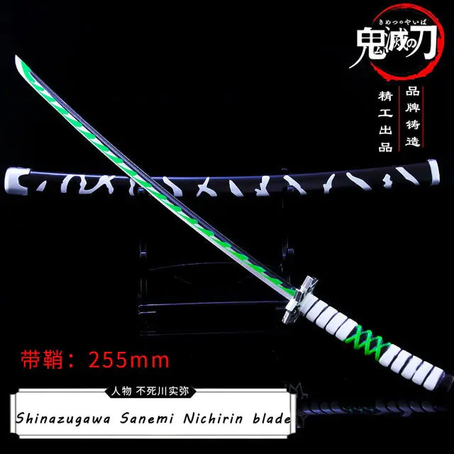 Demon Slayer 9pcs Sword Agatsuma Zenitsu Nichirin Blade Katana Sword