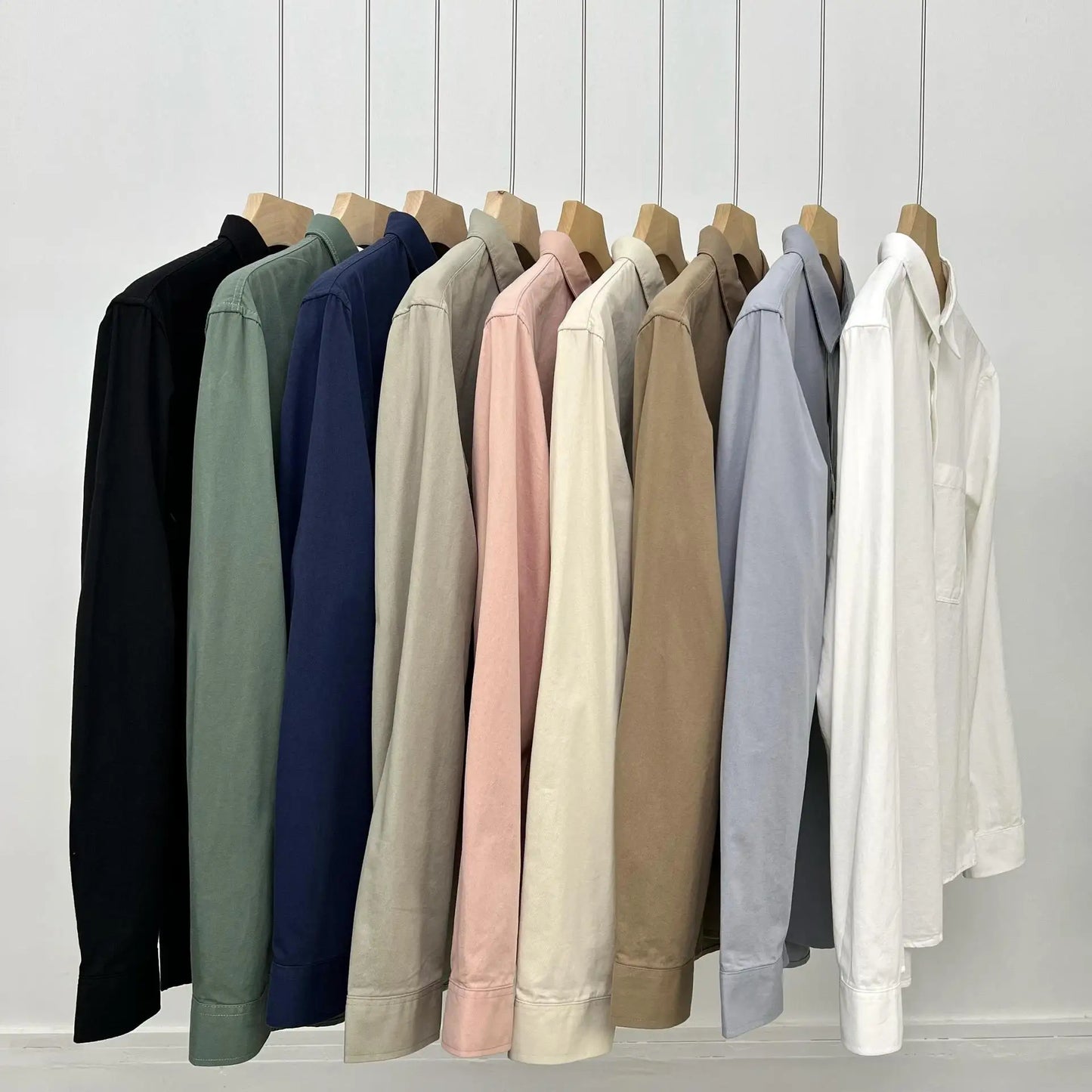 Cotton Casual Shirt Stand-Up