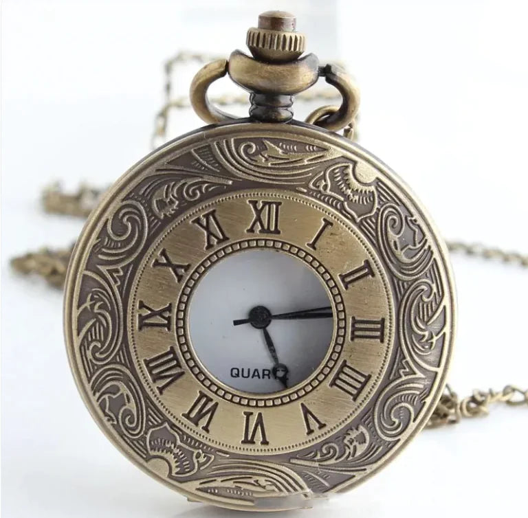 Roman Series Necklace Pocket Watch