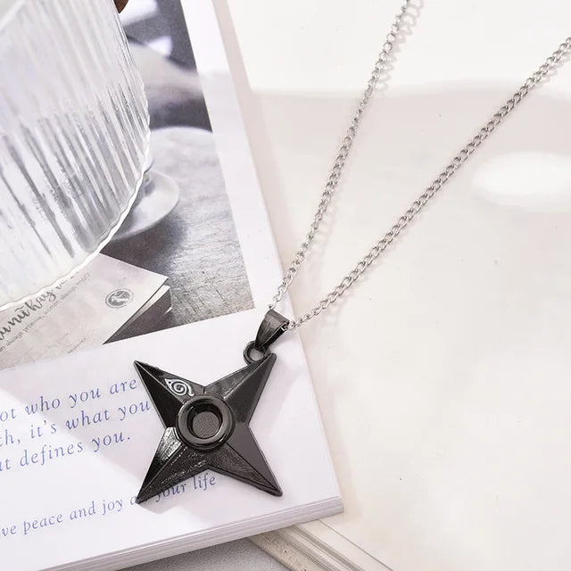 Naruto Alloy Shuriken Pendant Necklace