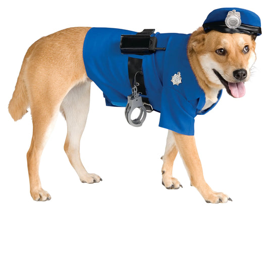 Rubies Police Dog Pet Costume Large for Themed Parties and Halloween