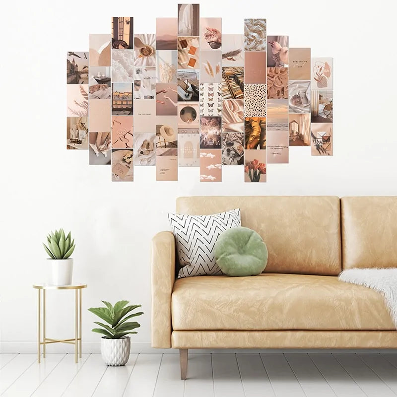 Beige Aesthetic Wall Kit