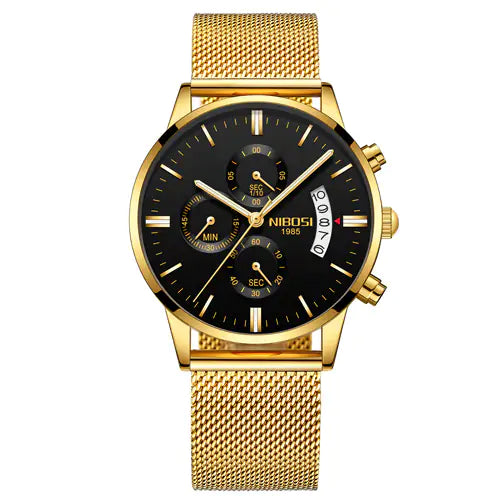 Gentlemen's Gold Timepiece