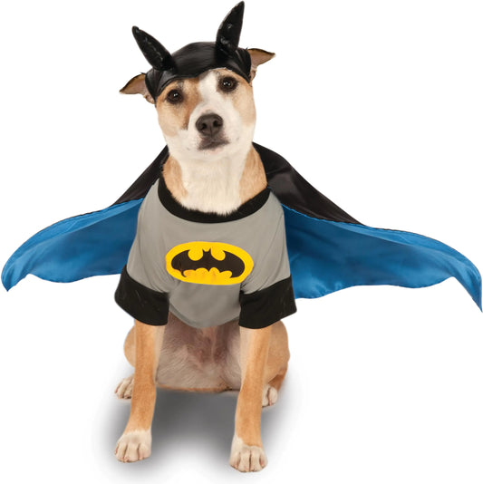 Rubies DC Comics Batman Shirt with Cape Pet Costume Small