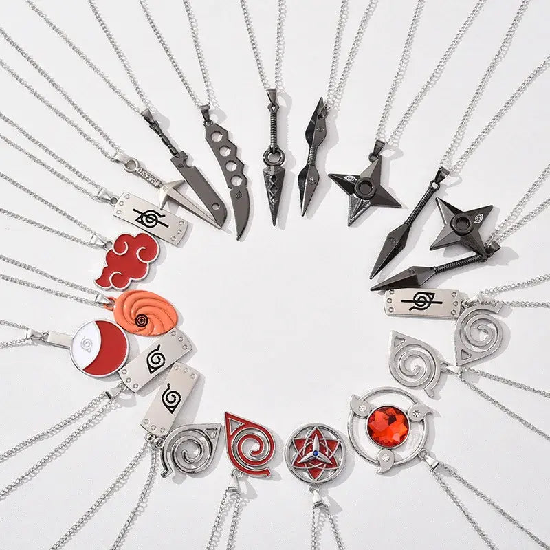 Naruto Alloy Shuriken Pendant Necklace