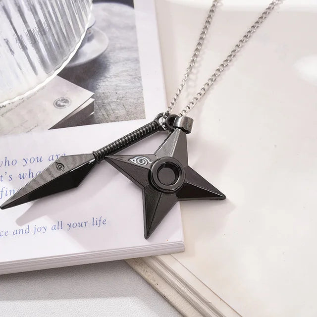 Naruto Alloy Shuriken Pendant Necklace