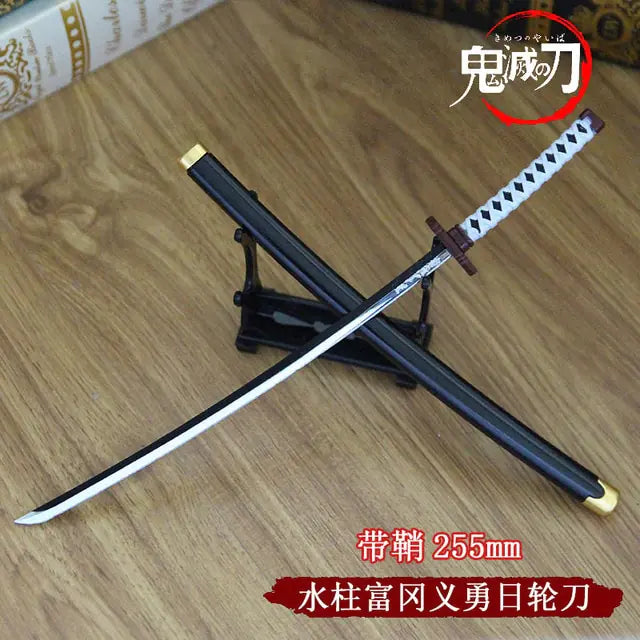 Demon Slayer 9pcs Sword Agatsuma Zenitsu Nichirin Blade Katana Sword