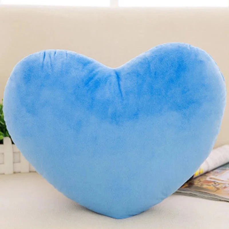 Plush Heart-Shaped Pillow